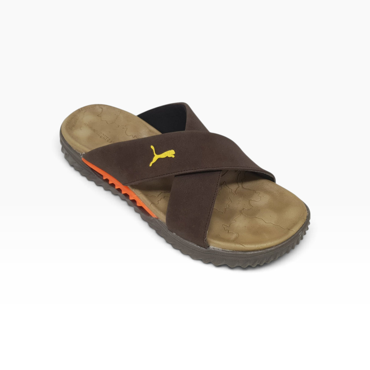 PKM-105 Brown Mens Slippers & Flip Flops