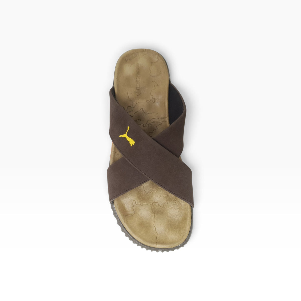 PKM-105 Brown Mens Slippers & Flip Flops