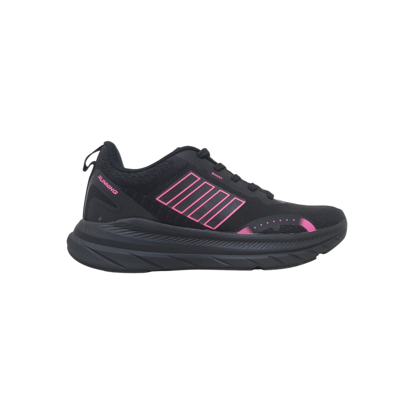 ROSE-Black Womens Sports Shoes