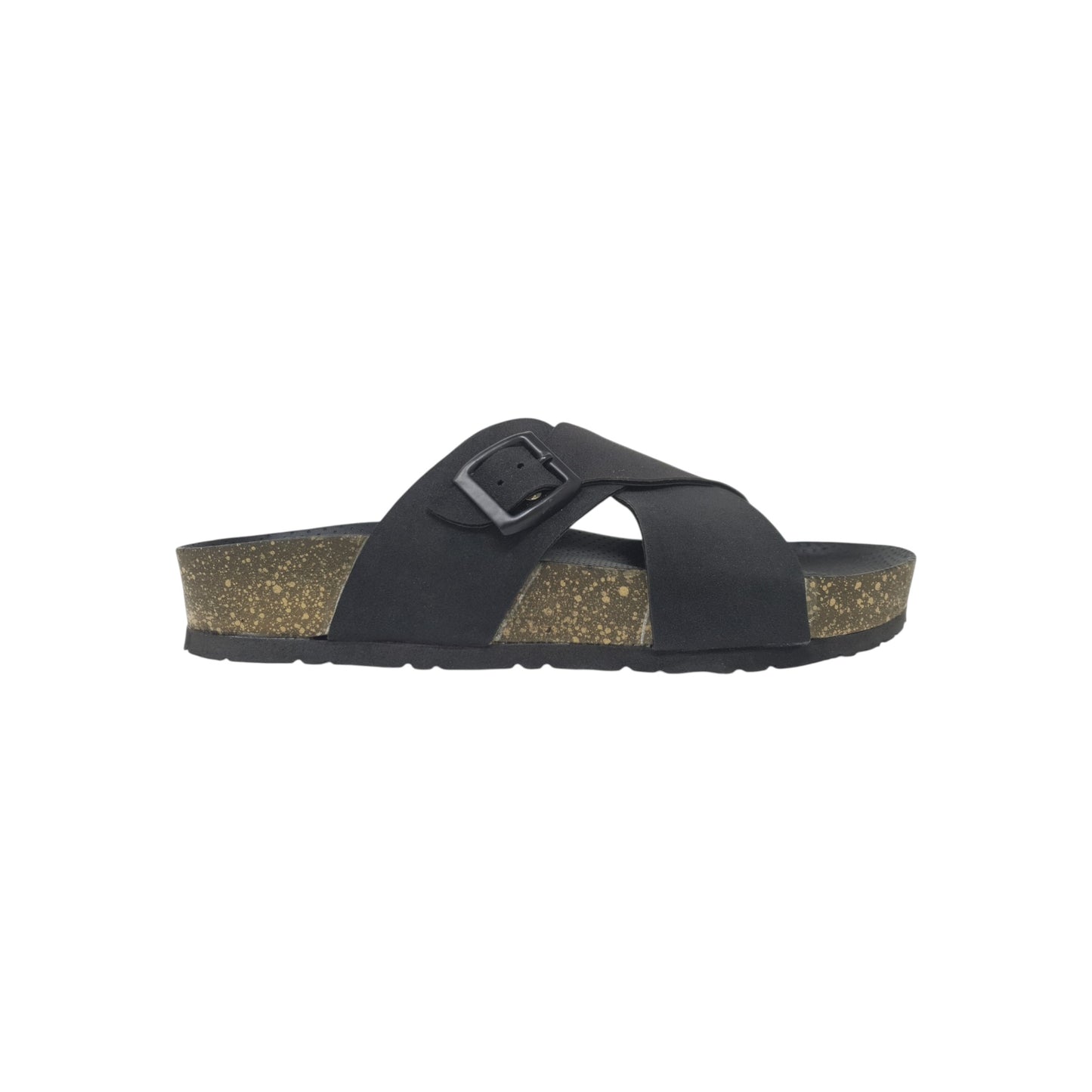 SA-104 Black Mens Slippers & Flip Flops