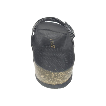 SA-104 Black Mens Slippers & Flip Flops