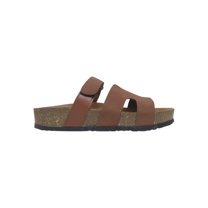 SA-105 Tan Mens Slippers & Flip Flops