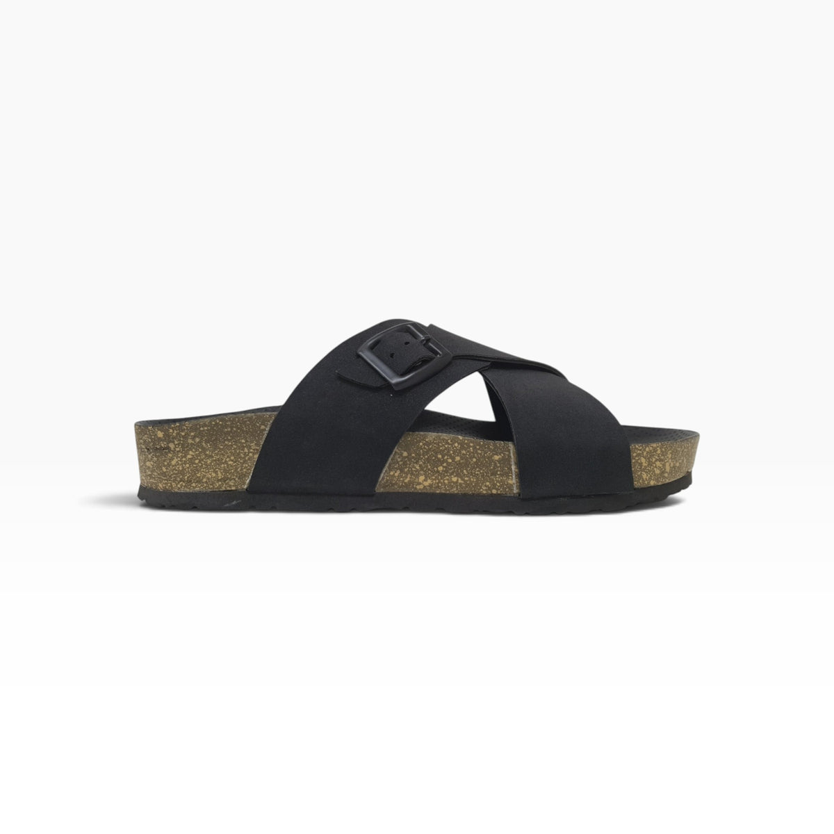 SA-106 Black Mens Slippers & Flip Flops
