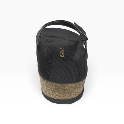 SA-106 Black Mens Slippers & Flip Flops