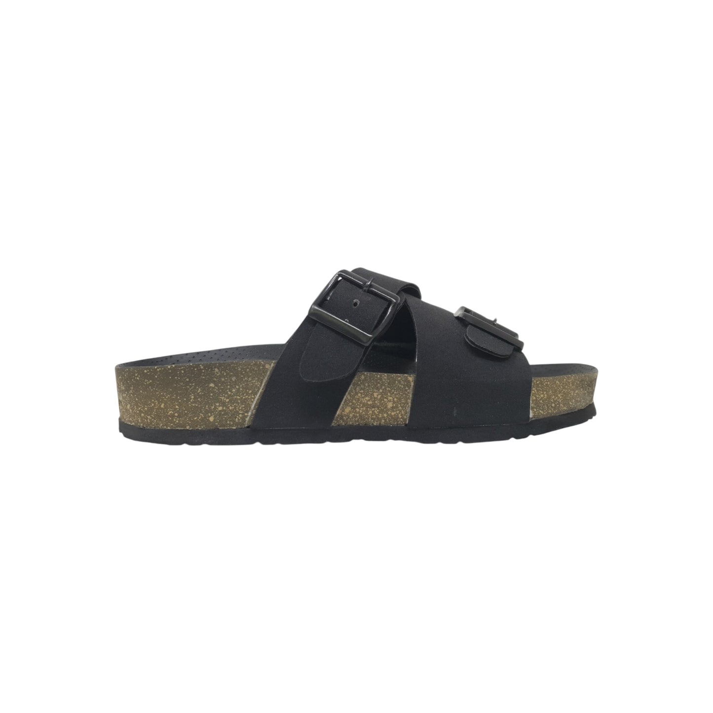 SA-107 Black Mens Slippers & Flip Flops