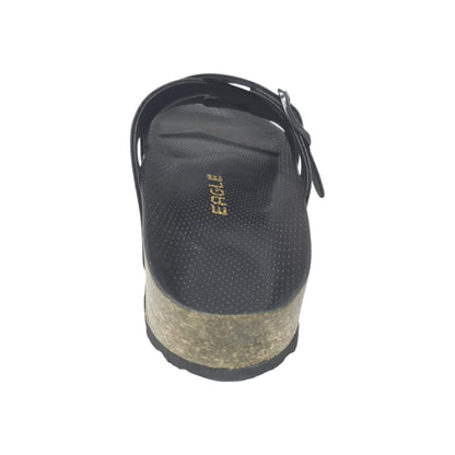 SA-107 Black Mens Slippers & Flip Flops