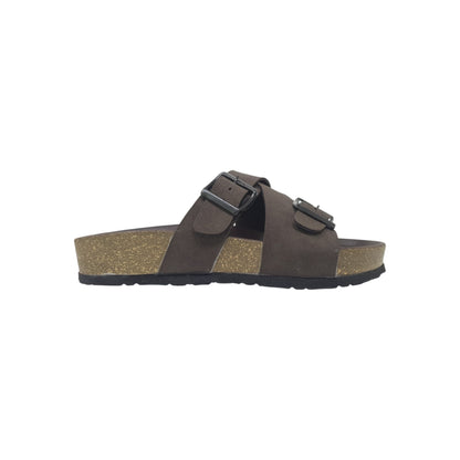 SA-107 Brown Mens Slippers & Flip Flops