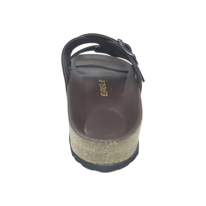 SA-107 Brown Mens Slippers & Flip Flops