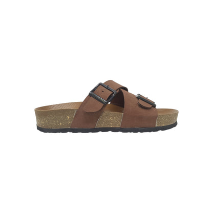 SA-107 Tan Mens Slippers & Flip Flops
