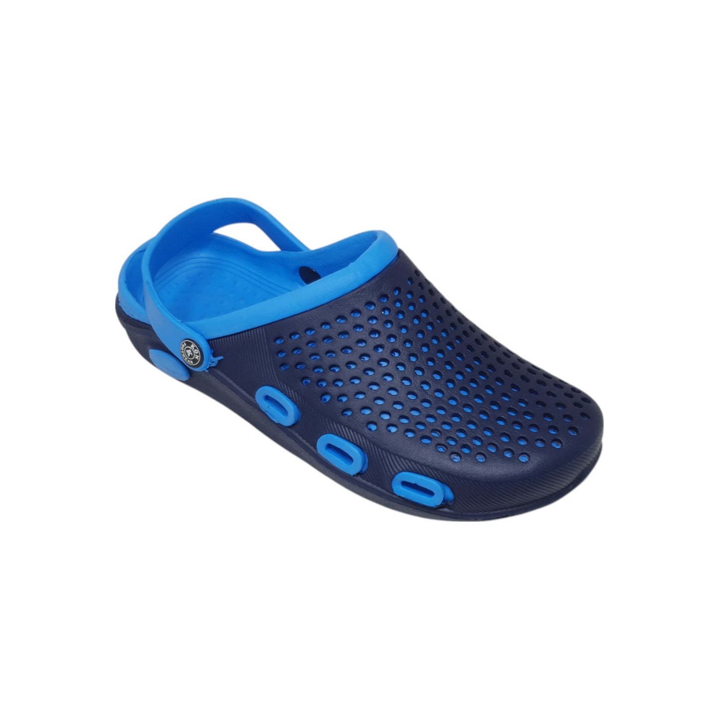 SANDALS-126 Blue Mens Clogs & Sliders