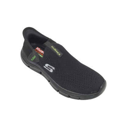 Slipon-10 Black Mens Sports Shoes