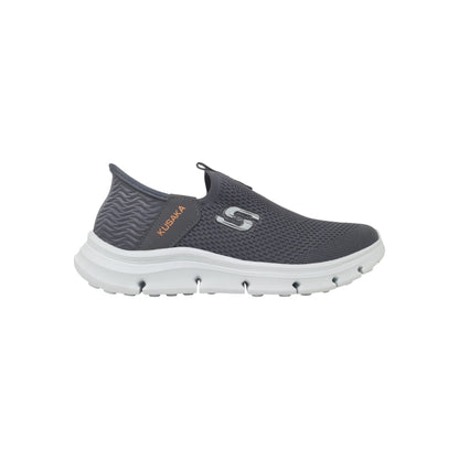 Slipon-10 Grey Mens Sports Shoes
