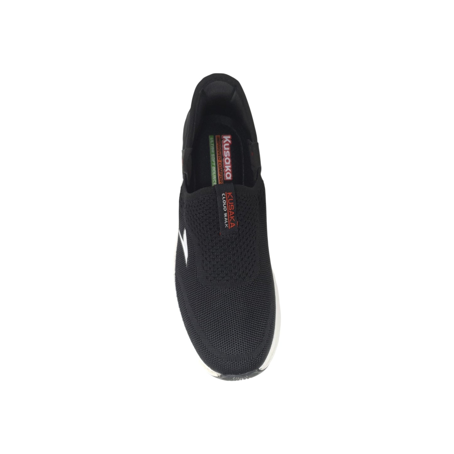 Slipon-116 Black Mens Sports Shoes