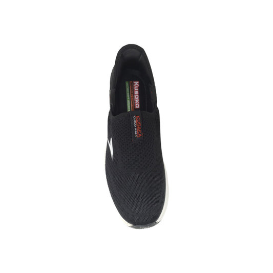 Slipon-116 Black Mens Sports Shoes