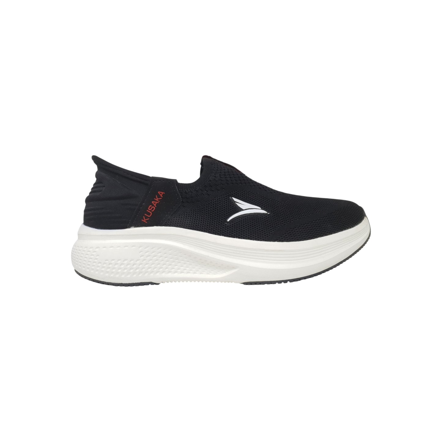 Slipon-116 Black Mens Sports Shoes