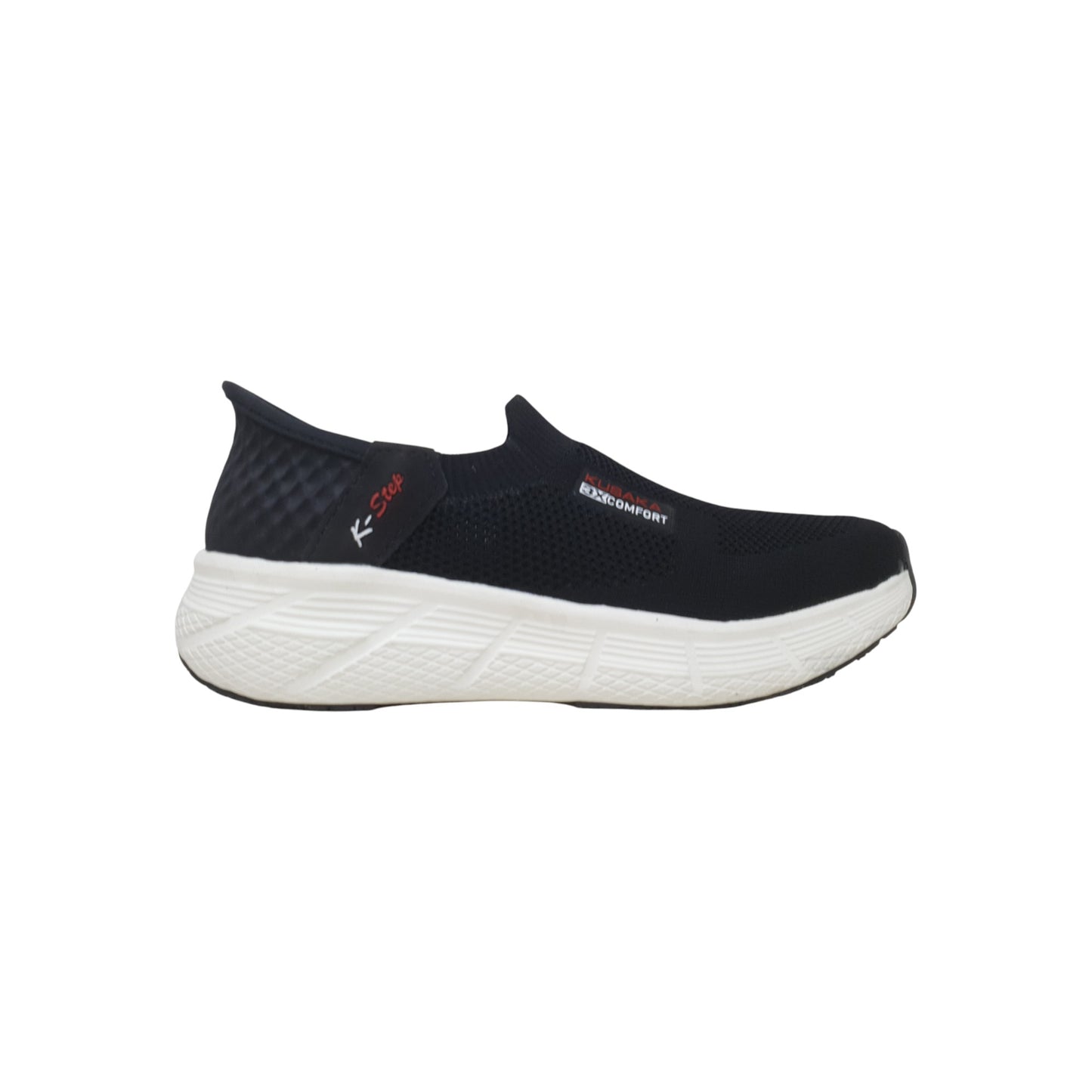 SLIPON-119 Black Mens Sports Shoes