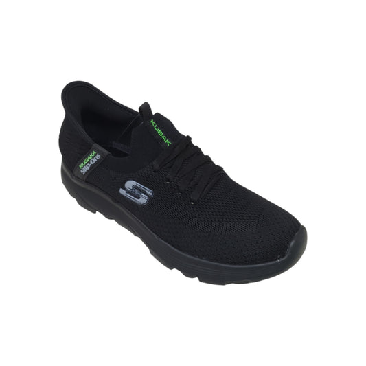 SLIPON-21 Black Mens Sports Shoes