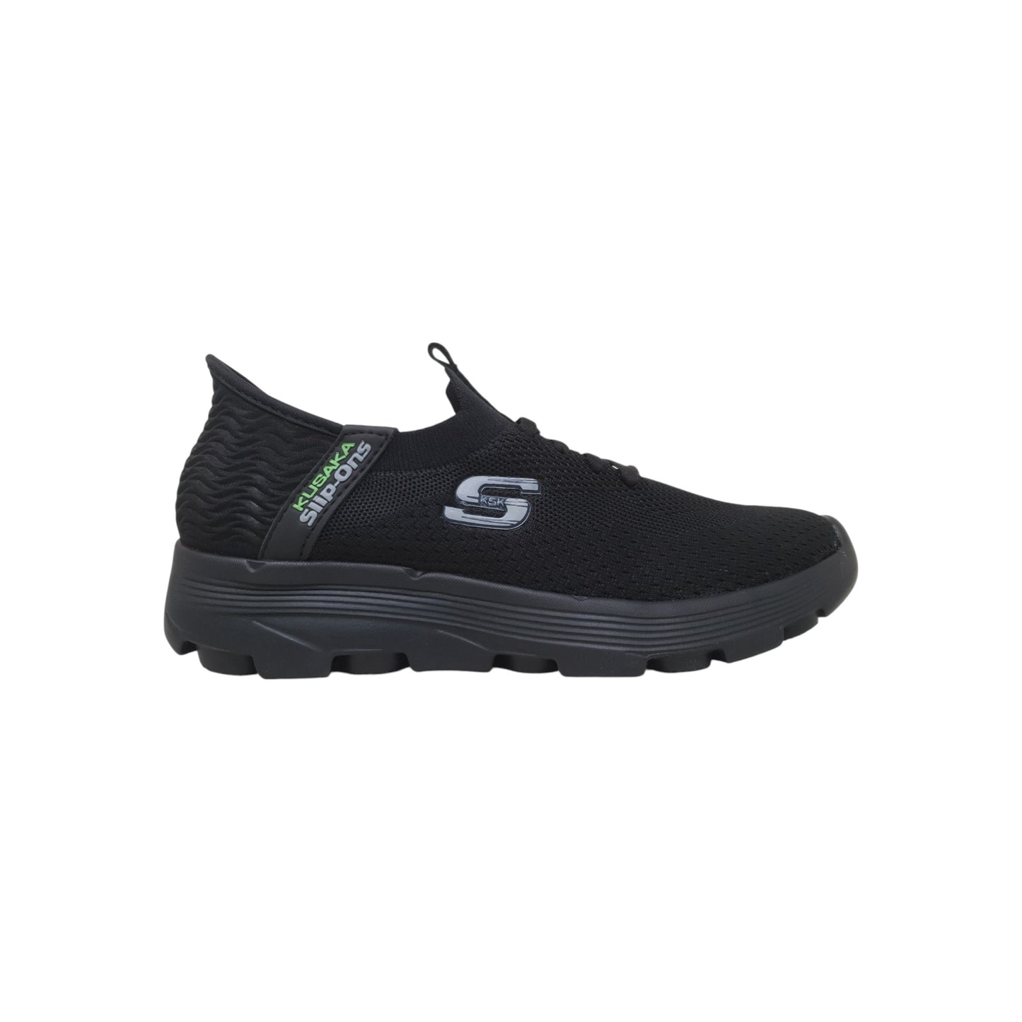 SLIPON-21 Black Mens Sports Shoes