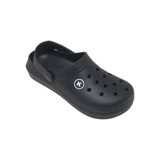 SOORMA-Black Mens Clogs & Sliders