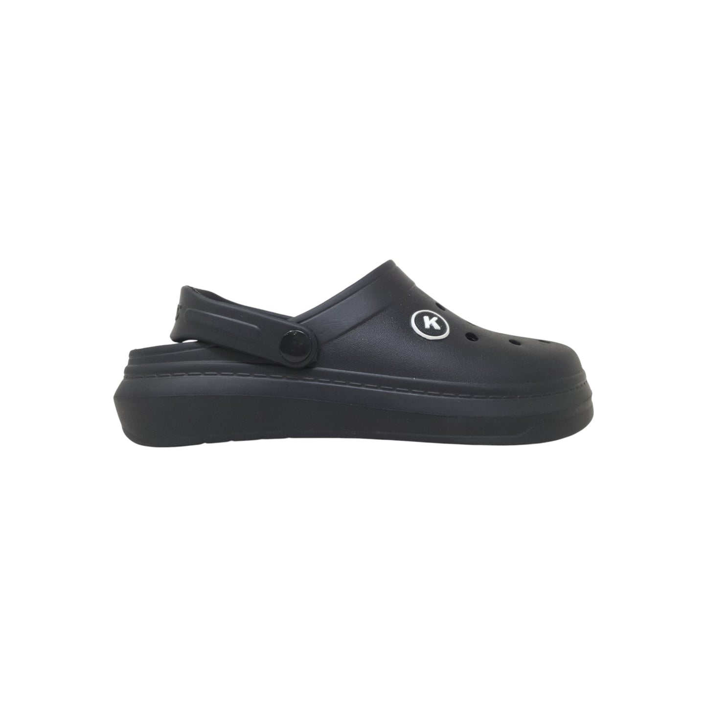 SOORMA-Black Mens Clogs & Sliders