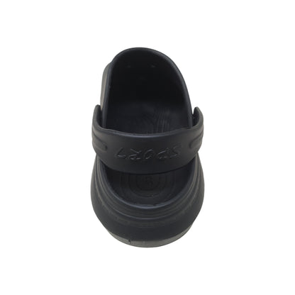 SOORMA-Black Mens Clogs & Sliders