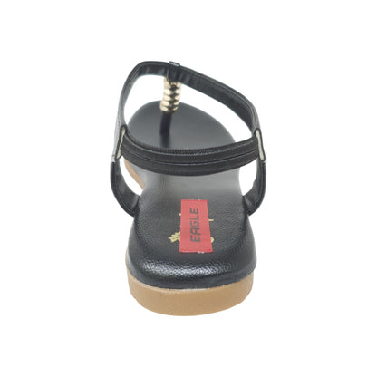 SP-102 Black Womens Sandals