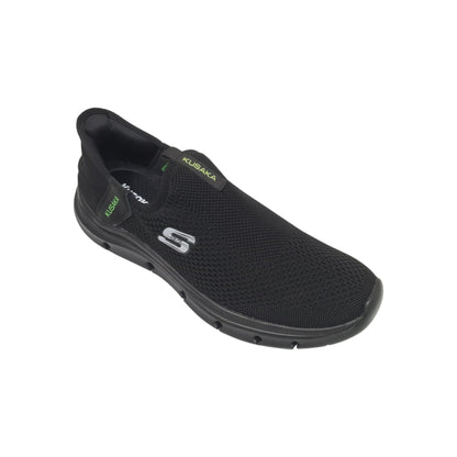 Slipon-10 Black Mens Sports Shoes