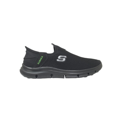 Slipon-10 Black Mens Sports Shoes