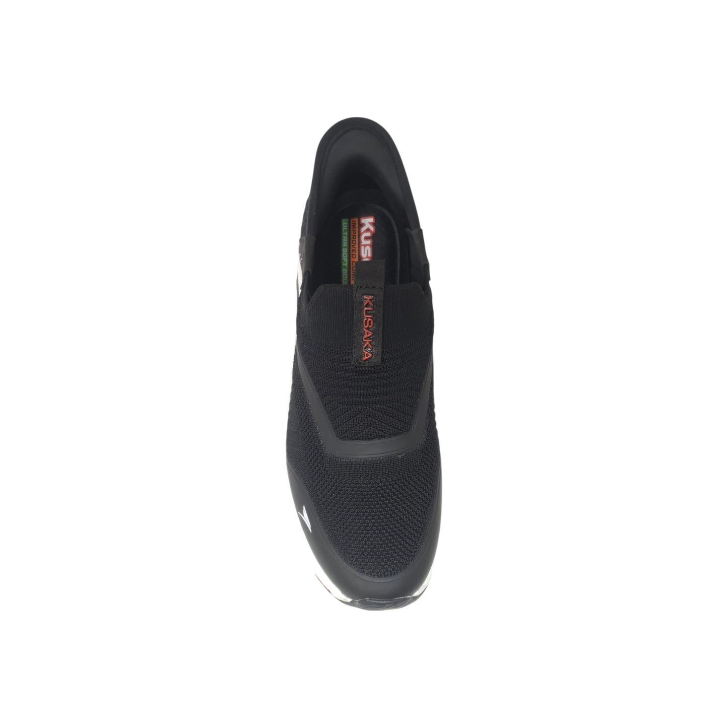 Slipon-125 Black Mens Sports Shoes