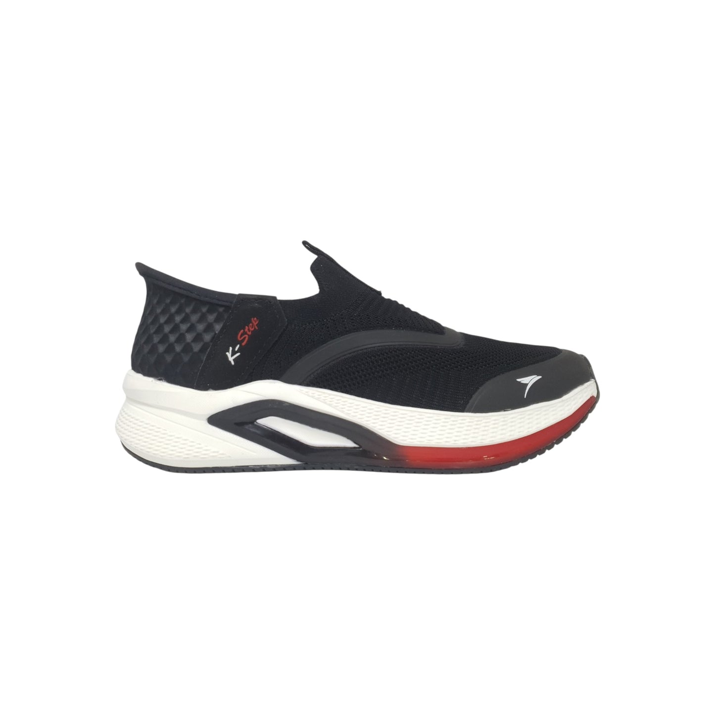 Slipon-125 Black Mens Sports Shoes