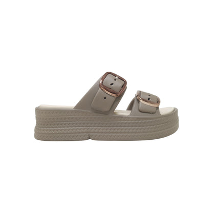 TR-102 Beige Womens Clogs & Sliders