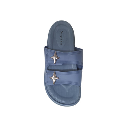 TR-105 Blue Womens Clogs & Sliders