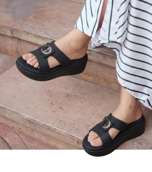 SB-142 Black Womens Heels & Platforms